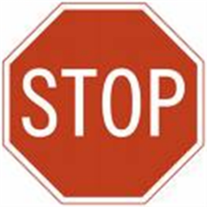 Stop Sign Roblox decal