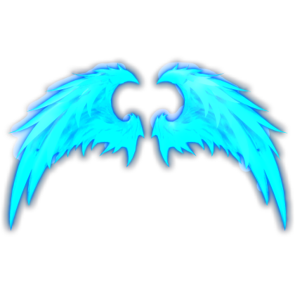 [ GLOWING ] Blue Angelic Wings 