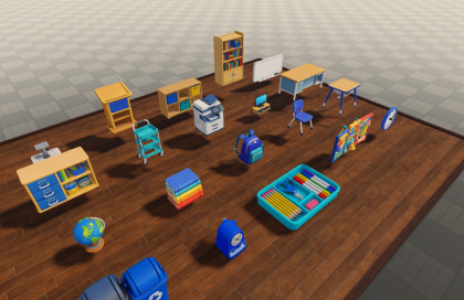 School Classroom Prop Pack 20 Piece  preview 1