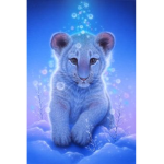tiger face blue