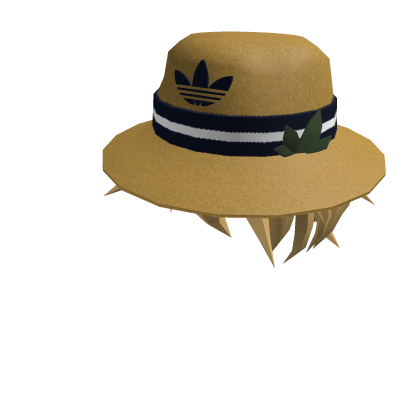 adidas Male Fedora Hat + Blonde Hair Roblox item