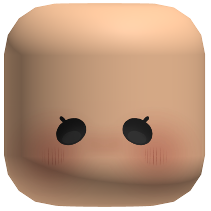 cute dot eyes blush face Roblox item