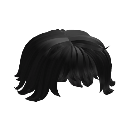 Stylized Boy Hair - Black Roblox item