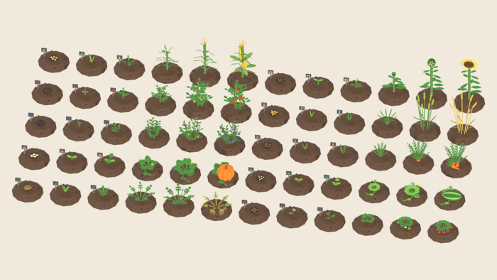 Plant Growth Stages Pack x60 Seed Sprout Harvest preview 1