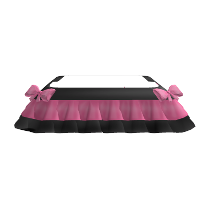 cute pink and black mini skirt ! Roblox item