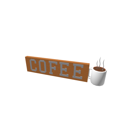 Coffe shop sign