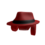 Red Clockwork Headphones+Shades+fedora