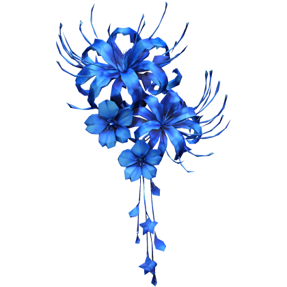 鮮やかな花 blue dangling spider lily sakura flowers Roblox item