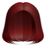 Dark Red Bob Hair