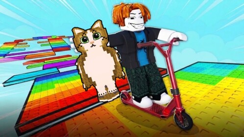 Scooter Obby for Brainrots!🛴