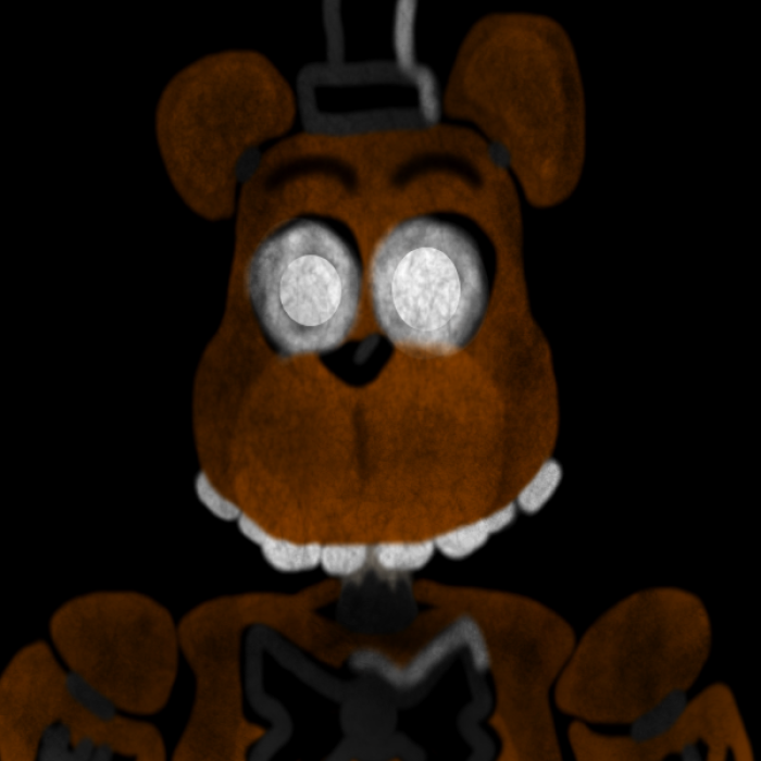 Ignited Freddy Drawing i made  Roblox decal