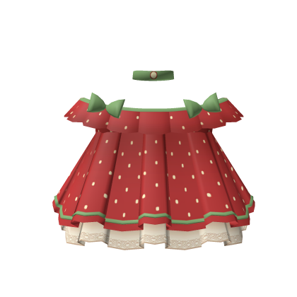 🍓3.0 Beautiful Strawberry Cottage Dress