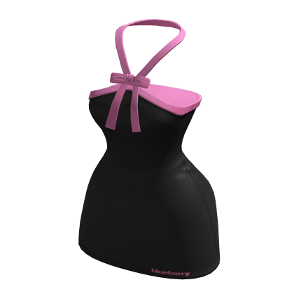 Bodycon Mini Dress Black Pink BB thumbnail