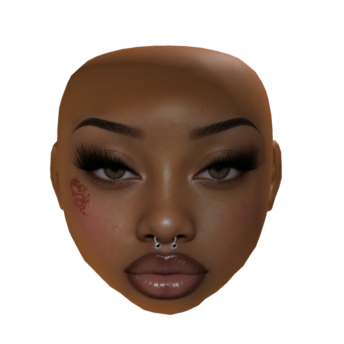 Baddie Latina Makeup Glossy Lips