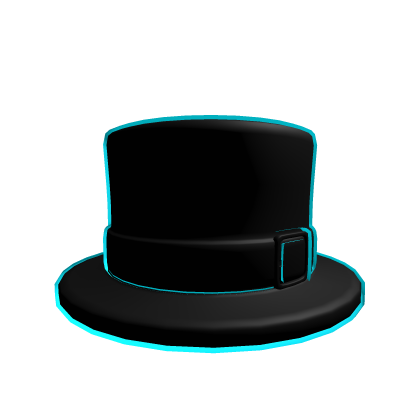 Cyan Top Hat Roblox item