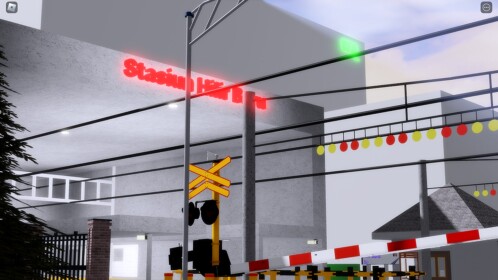 Hilir Baru railroad crossing