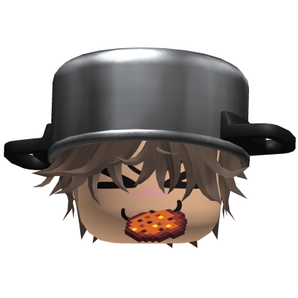 Messy Light Brown Hair W/ Pot Hat & Cookie
