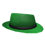 Green Vintage Fedora