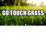 Go touch grass pls