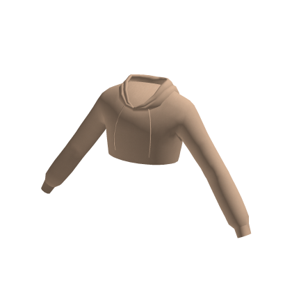 Beige Cropped Hoodie thumbnail