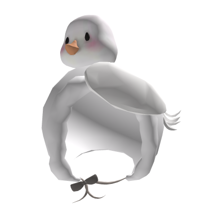 Chubby White Duck Hood / Hat