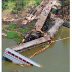 Wreak Of The Amtrak Sunset Limited.