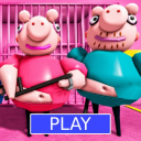 PEPPA PIG'S FAMILY PRISON RUN! (Obby)