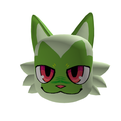 Chill Grass Cat Face Roblox item