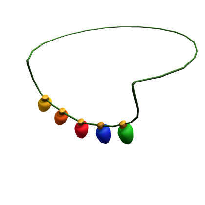 Christmas Lights Necklace