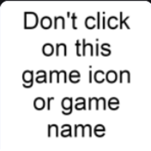 Don't click on this text!