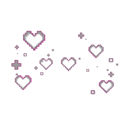 Y2K Pixel Heart Aura Roblox item
