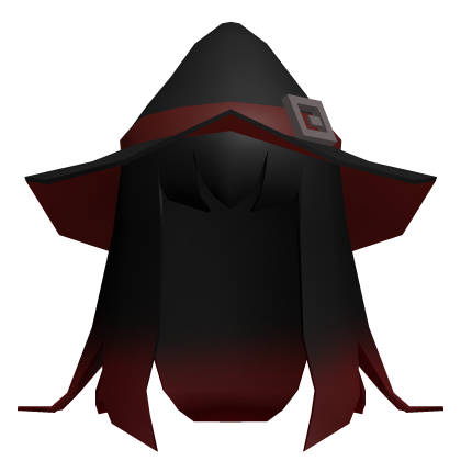 Low Poly Halloween Witch Long Hair Red Roblox item