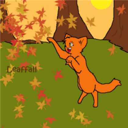 Warrior cats. My drawing of Leaffall Roblox decal