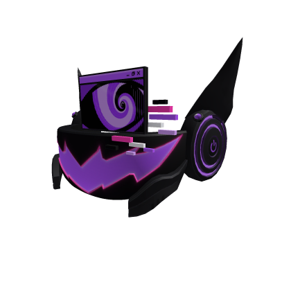 [ANIMATED] Cyber Glitch Mask (Black & Purple)