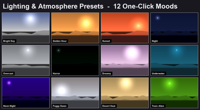 Lighting & Atmosphere Presets Builder preview 2