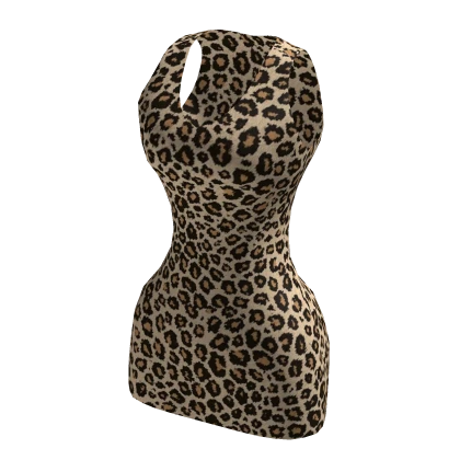 Leopard Print Mini Short Summer Dress Roblox Item Rolimon #39 s