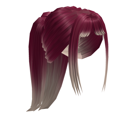 pink and blond Y2K hair updo Roblox item