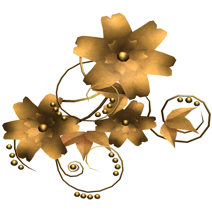 Gold Flower Aura 
