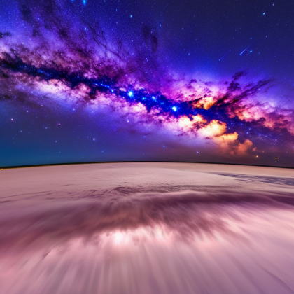 Nebulous Night Sky