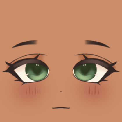 [🤍] Green Eyes Face Decal Roblox decal