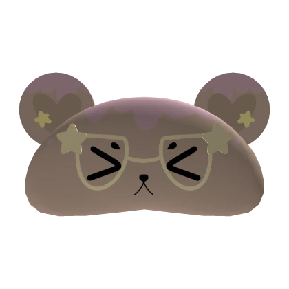 Kawaii Cute Bear Face Mask | Roblox Item - Rolimon's