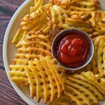 WAFFLE FRIES NOT smelly POTATO FRIES
