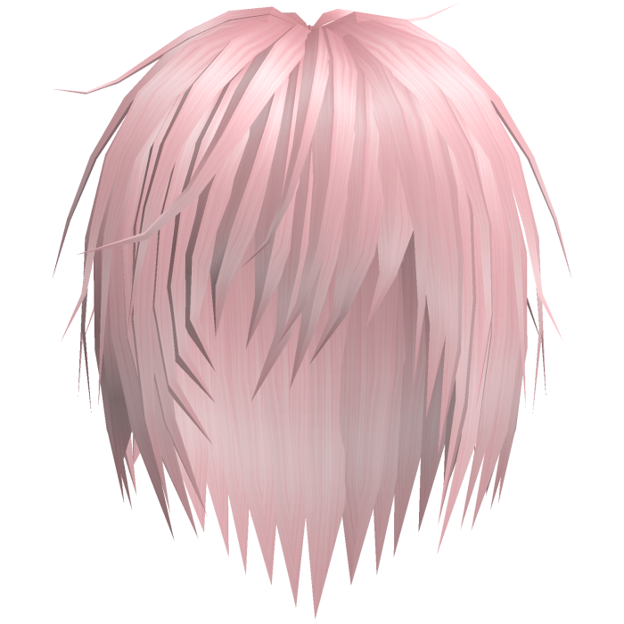 Pastel Pink Vkei Messy Emo Punk Hair