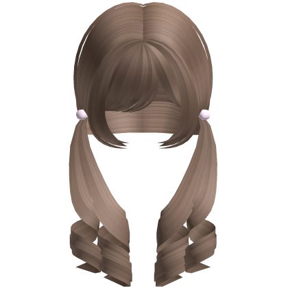 sweet dolly pigtail curls in hazel