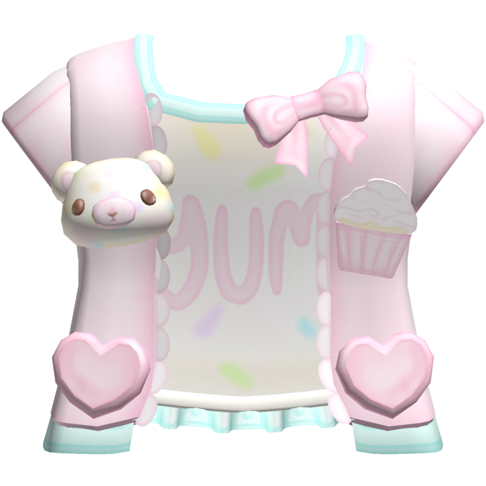yummy cutesy pastel pink decora bow top 🎀🌸