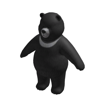 ✨Giant Furry Chibi Plushie Bear Suit Black