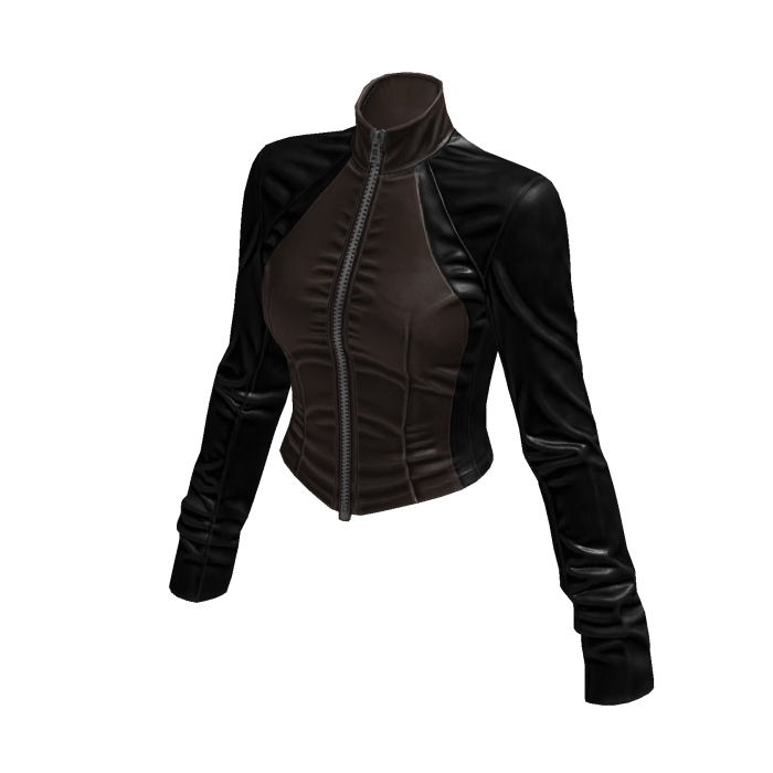 New York Street Racer Jacket (Brown Black)