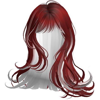 Silky Long Angelic Swirly Hair (Red&White)