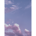 Aesthetic Moon Clouds