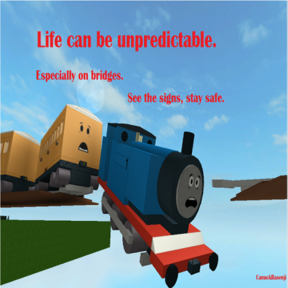 Bridge Safety Poster Roblox decal